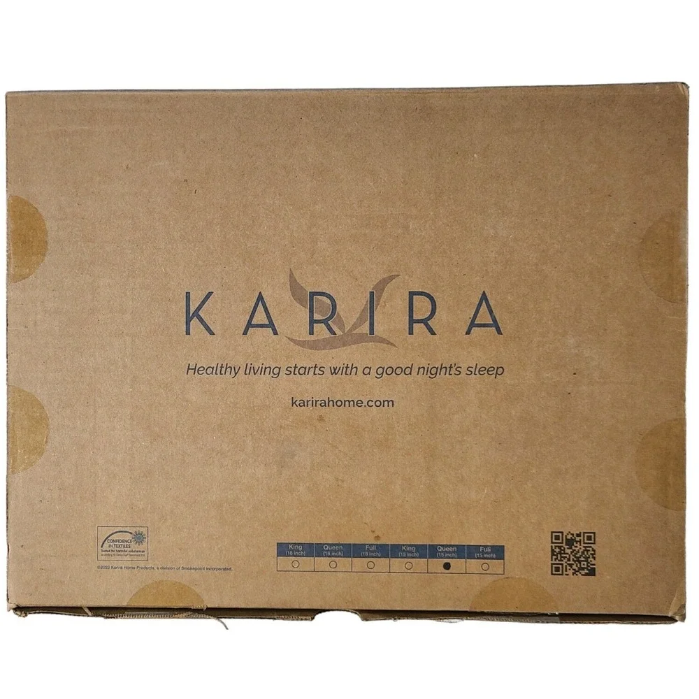 KARINA Copper Infused Bamboo Sheet Set | Antimicrobial & Cooling l Queen